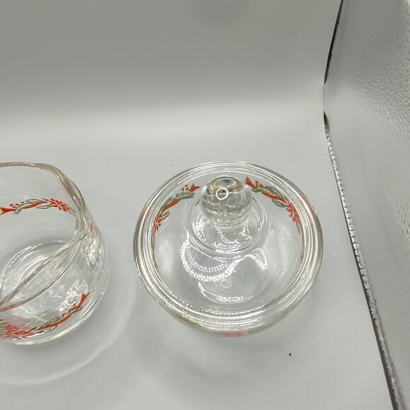 Vintage Holiday Creamer & Sugar Set - Picture 7 of 16